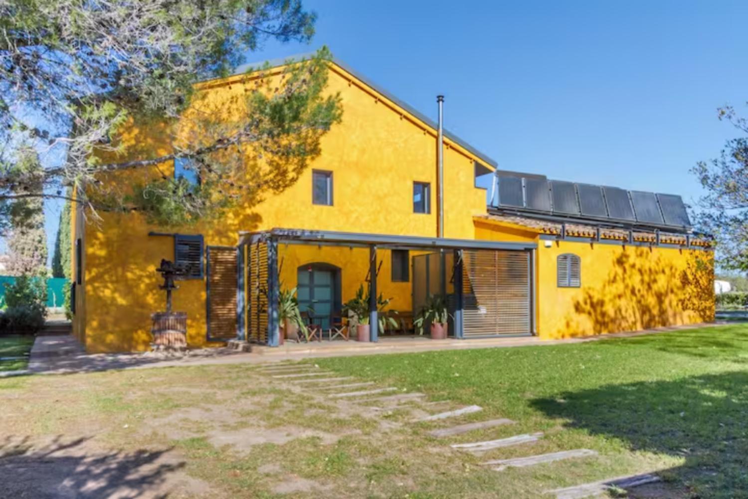 Masia Cal Sisplau, Con Piscina Y Rodeada De Vinedos A 10 Minutos De Vilafranca Del Penedes, Barcelona ,Cataluna San Martín Sarroca Eksteriør billede